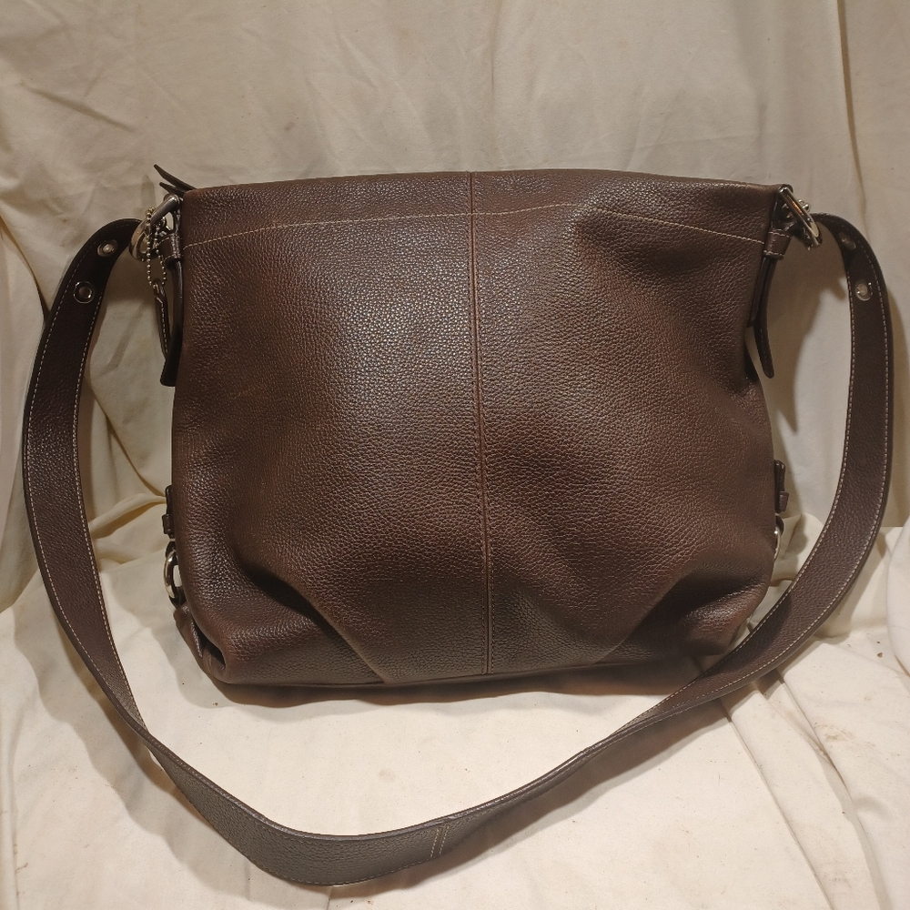 Vintage Coach Soho Pebbled Duffle
